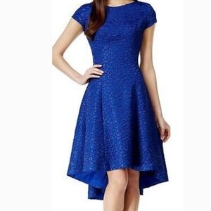 B Michael High-Low Sheath  Dress